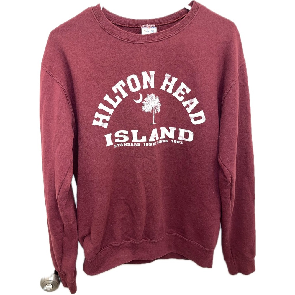 Hilton Head Burgundy Sweatshirt